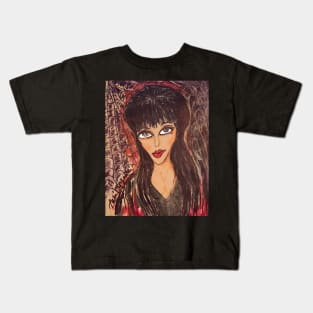 Elvira's Haunted Hills Cassandra Peterson Kids T-Shirt